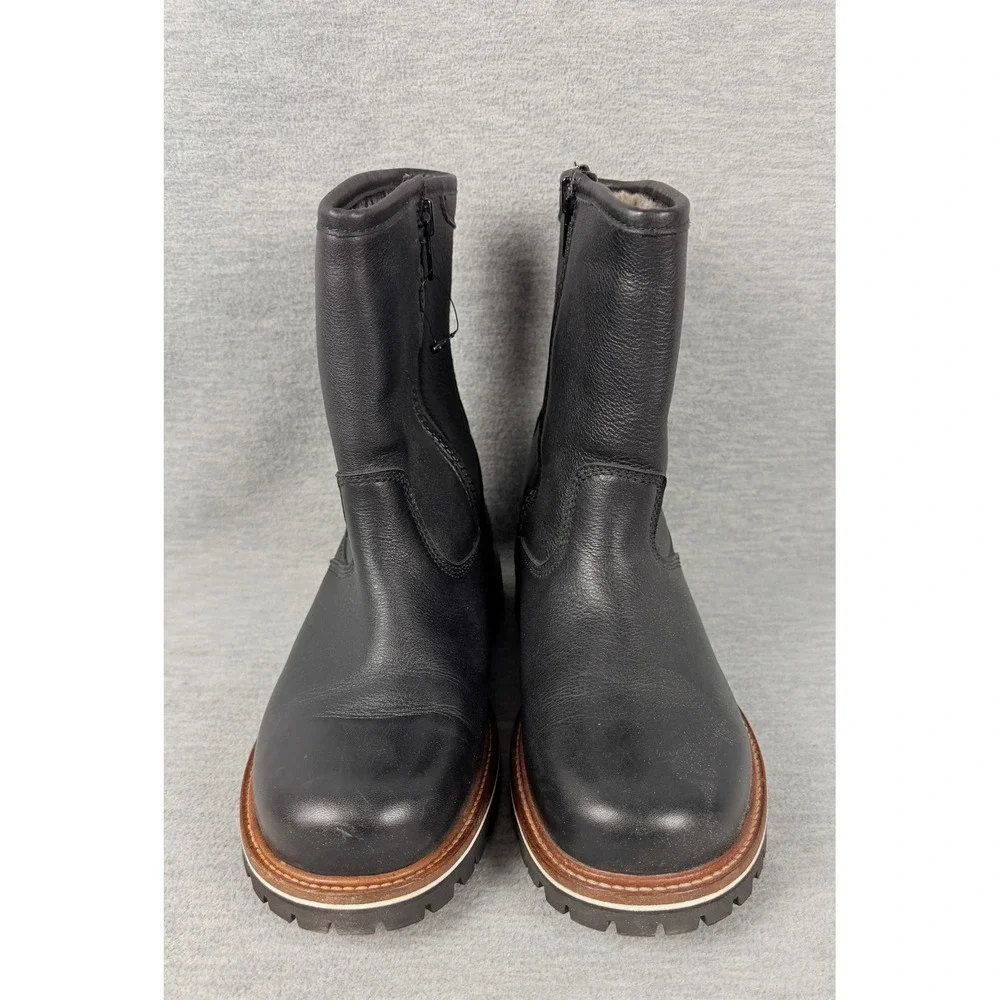 Samuel Hubbard Snow Lodge Aspen Gore-Tex Boots Mens 8 M Black Leather Waterproof